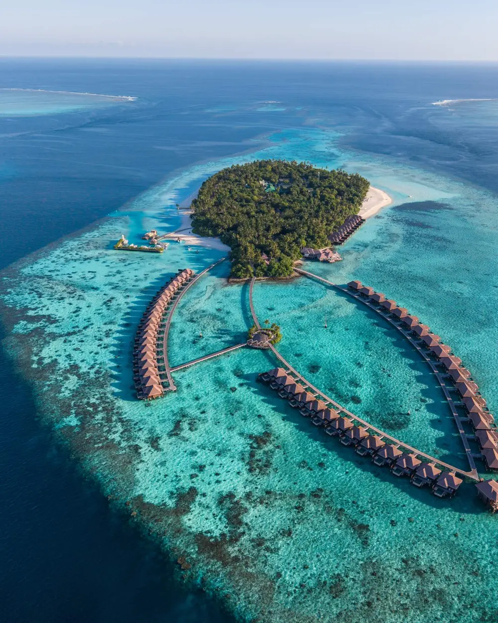Aerial view of Ayada Maldives