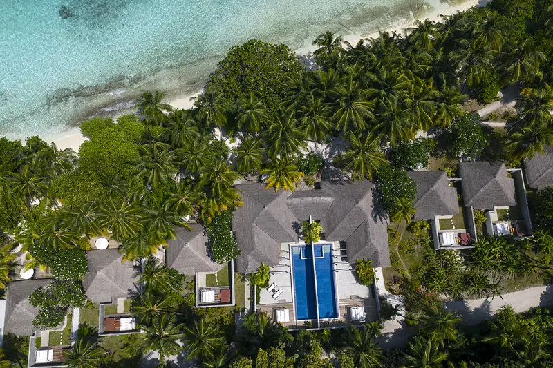 Niva Kuramathi Maldives — aerial view (photo 8 of 8)