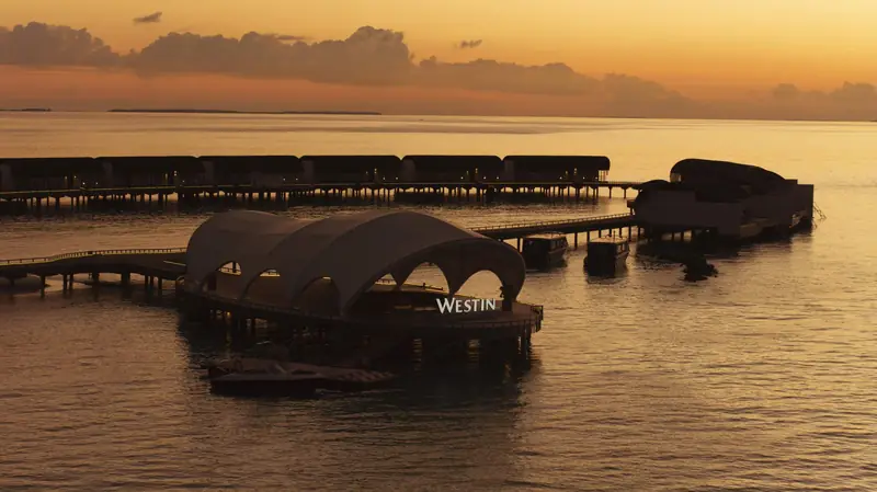 The Westin Maldives Miriandhoo Resort — sunset (photo 5 of 8)